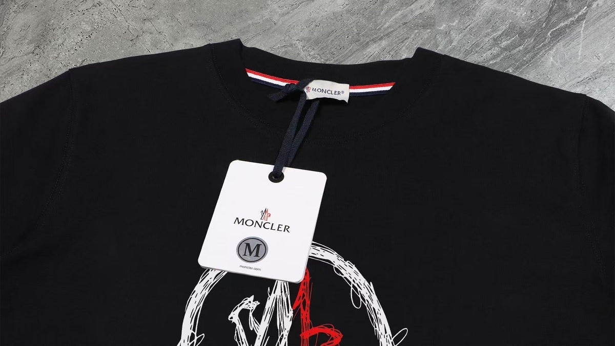 Alphabet Graffiti Splash Ink T shirt-215