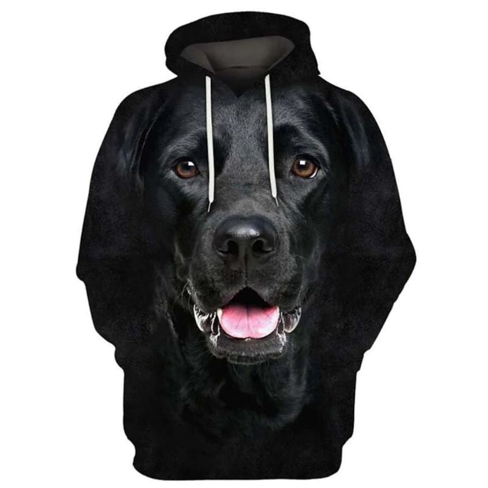 3D Graphic Printed Hoodies Dog