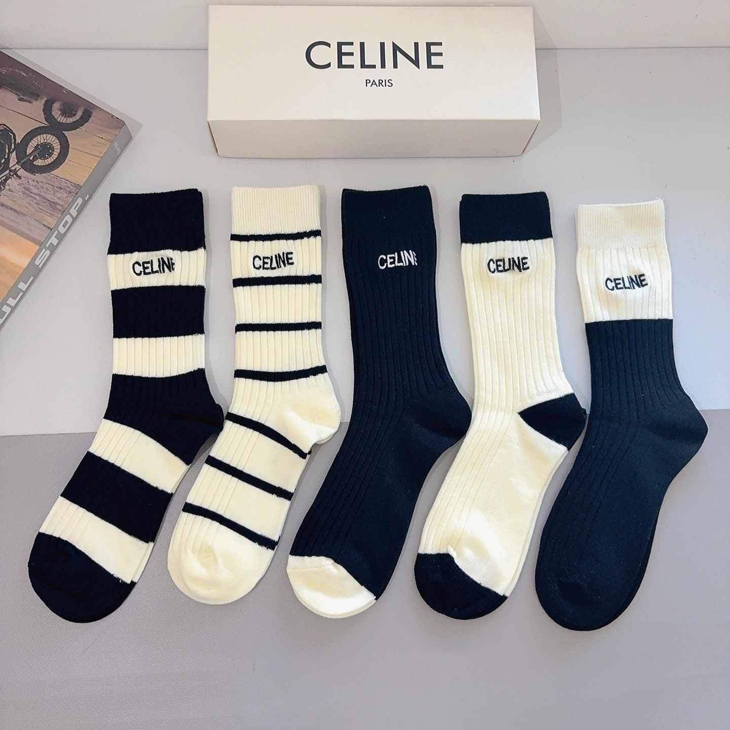 5-Pair Comfort Socks Set (1 BOX)-81