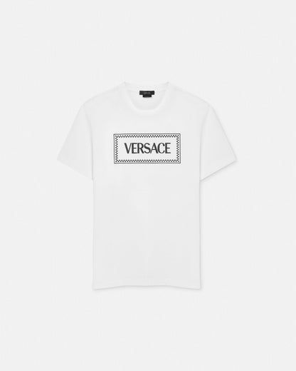 Box Letters Print T Shirt