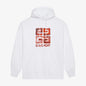 4G Red print Hoodie