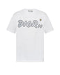 Black X Pink Print T-shirt