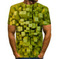 3D Graphic Short Sleeve Shirts Graphic Space