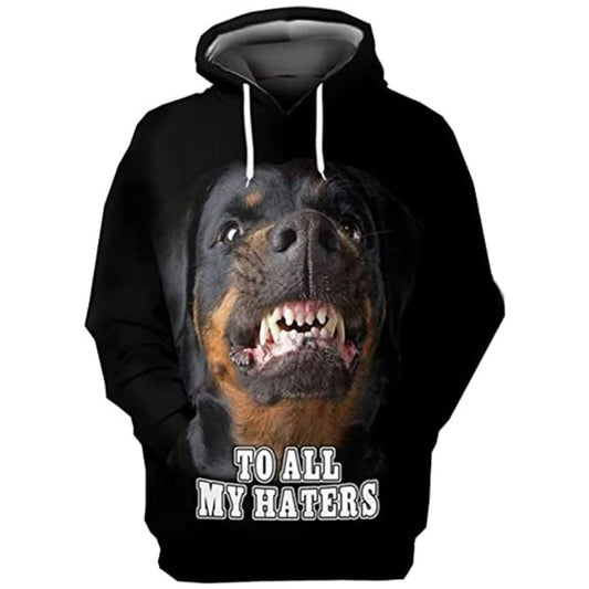 3D Graphic Printed Hoodies Dog