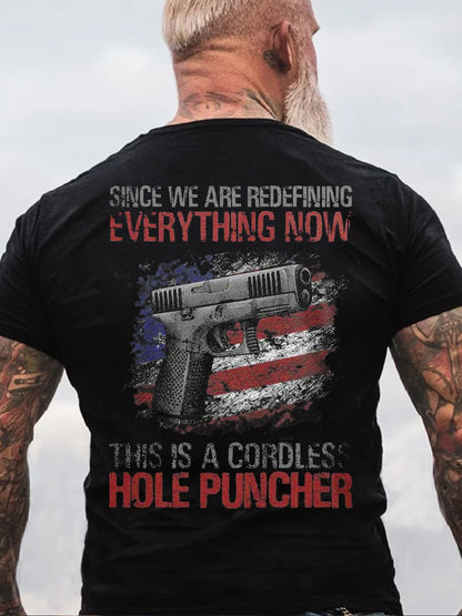 CORDLESS HOLE PUNCHER Short Sleeve T-shirt