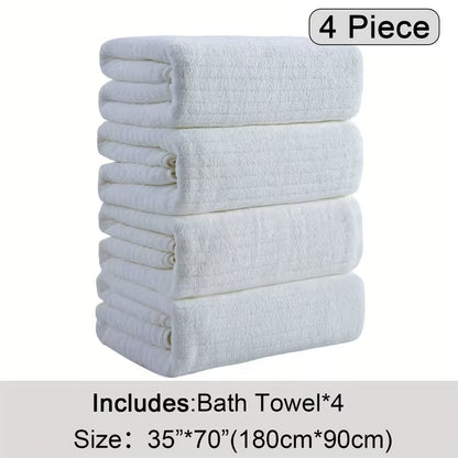 4 pack oversized bath towels set 35 x70 extra large towel