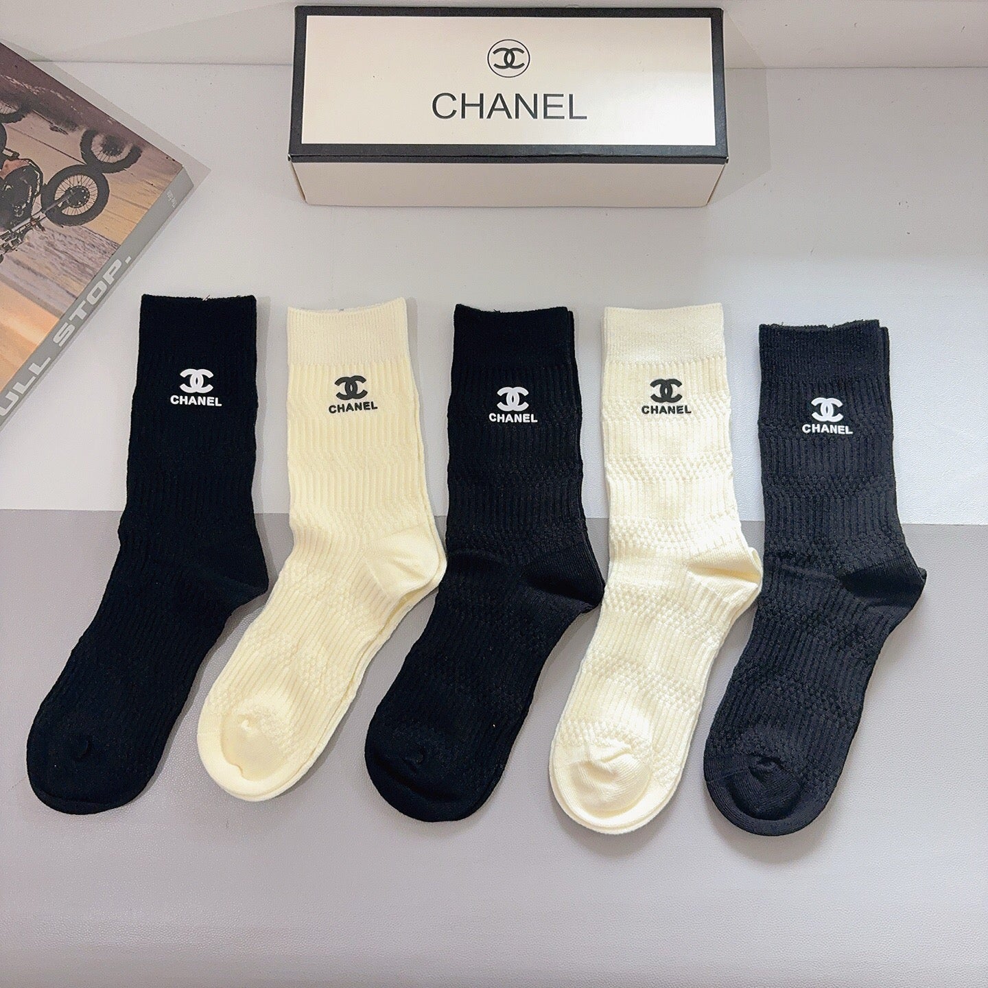 5-Pair Comfort Socks Set (1 BOX)-14