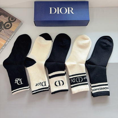 5-Pair Comfort Socks Set (1 BOX)-20