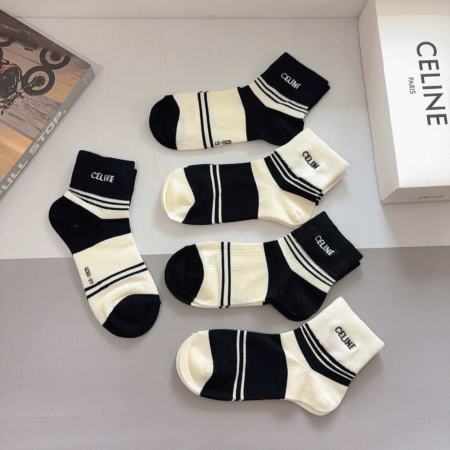 5-Pair Comfort Socks Set (1 BOX)-32
