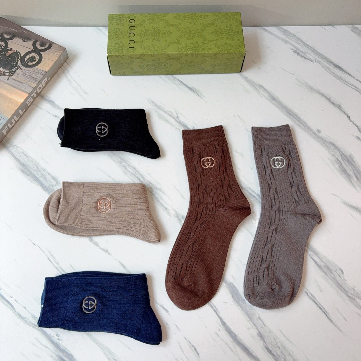 5-Pair Comfort Socks Set (1 BOX)-36