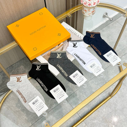 5-Pair Comfort Socks Set (1 BOX)-44