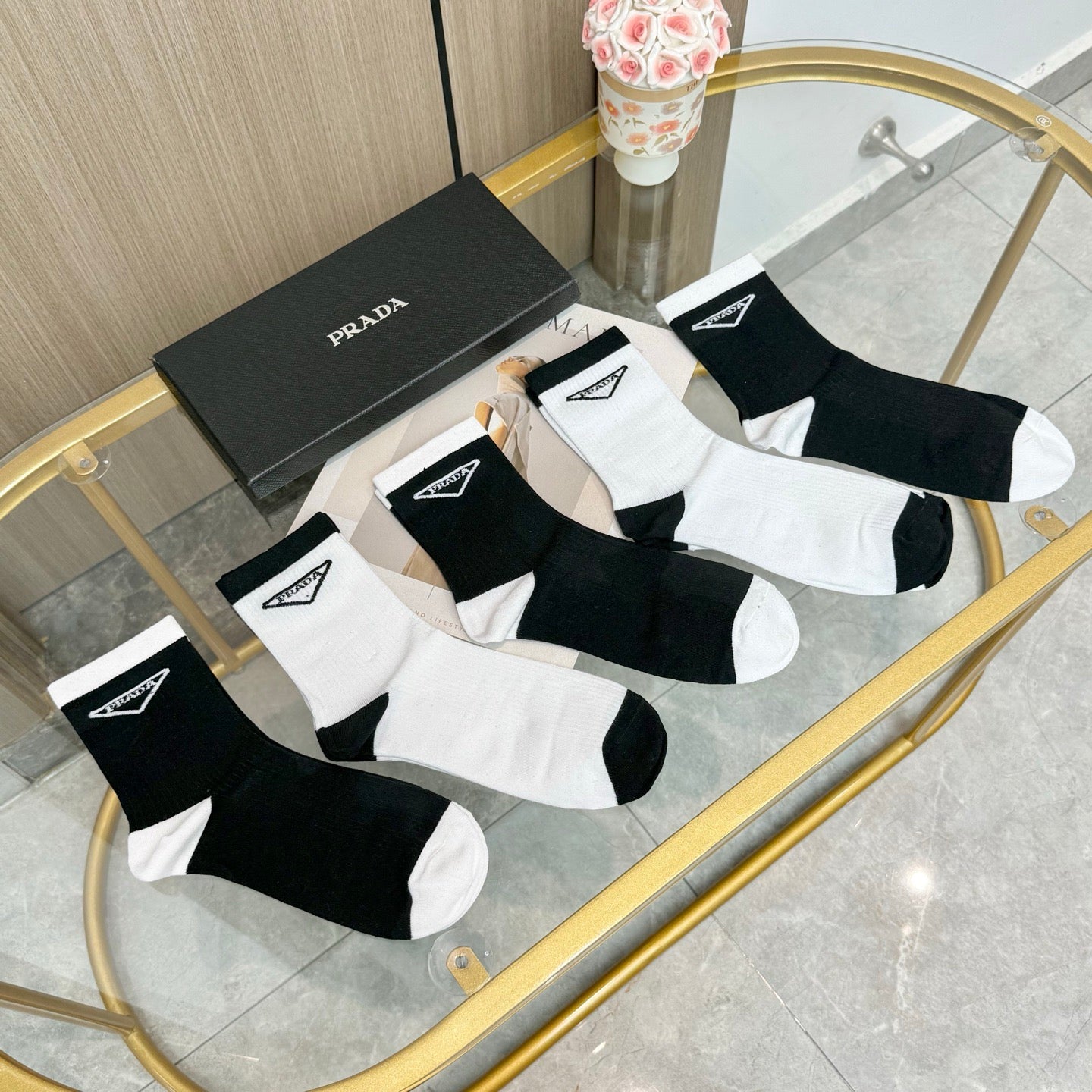 5-Pair Comfort Socks Set (1 BOX)-46