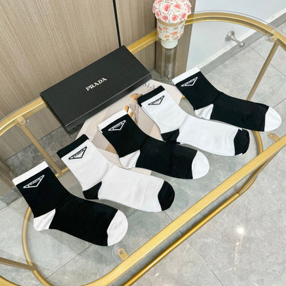 5-Pair Comfort Socks Set (1 BOX)-46
