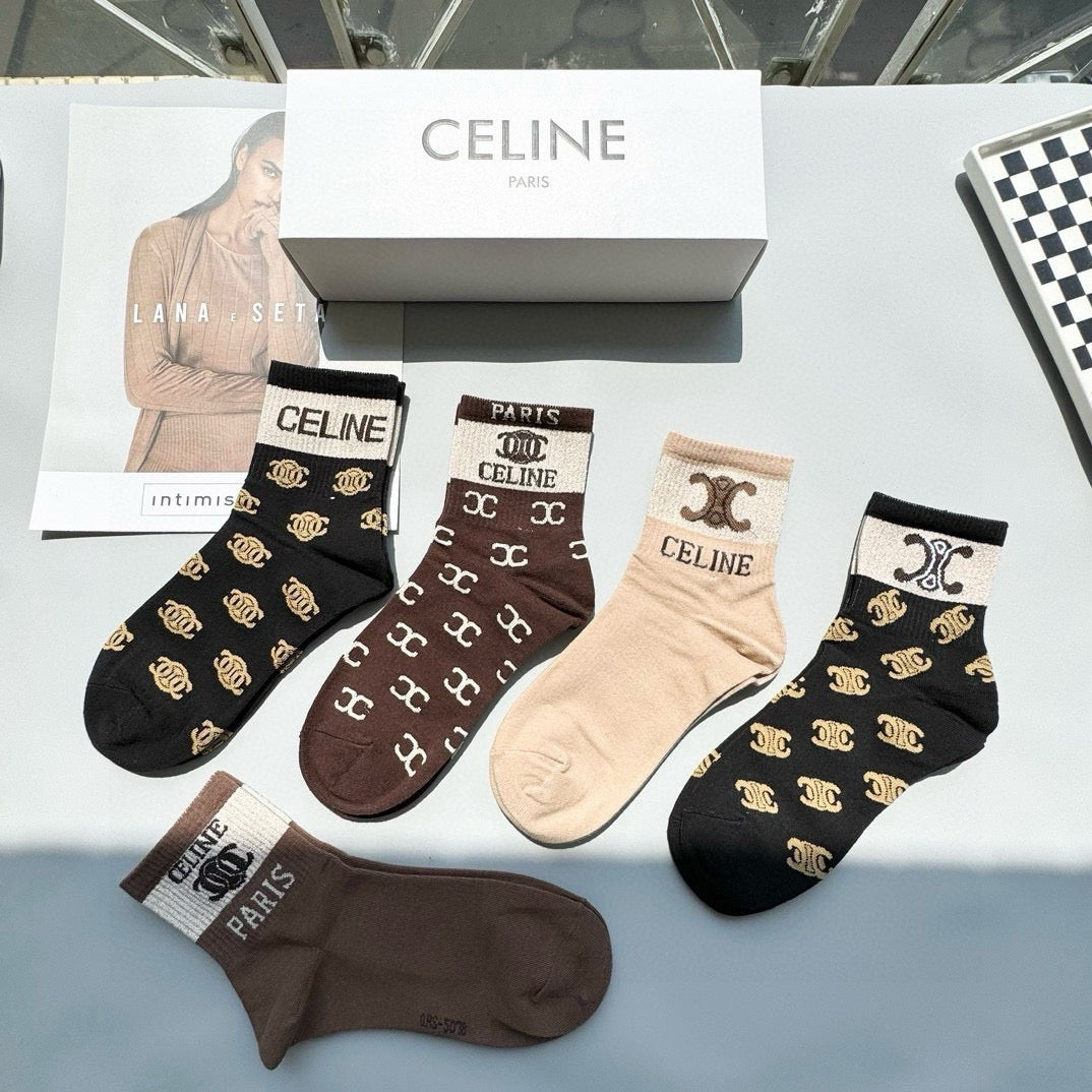 5-Pair Comfort Socks Set (1 BOX)-55