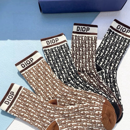 5-Pair Comfort Socks Set (1 BOX)-56