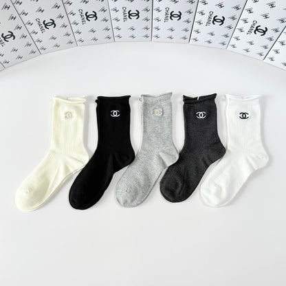 5-Pair Comfort Socks Set (1 BOX)-74