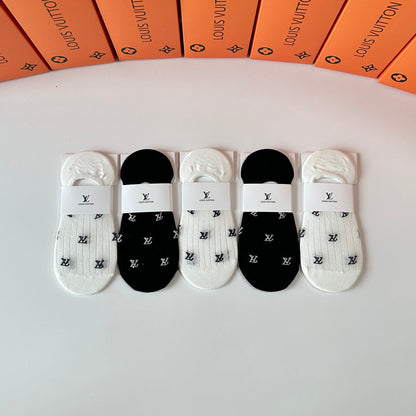 5-Pair Comfort Socks Set (1 BOX)-78