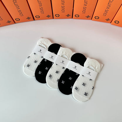 5-Pair Comfort Socks Set (1 BOX)-78