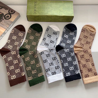 5-Pair Comfort Socks Set (1 BOX)-83