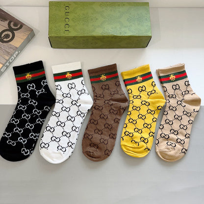 5-Pair Comfort Socks Set (1 BOX)-89