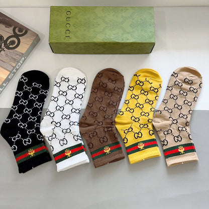 5-Pair Comfort Socks Set (1 BOX)-89
