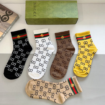 5-Pair Comfort Socks Set (1 BOX)-89