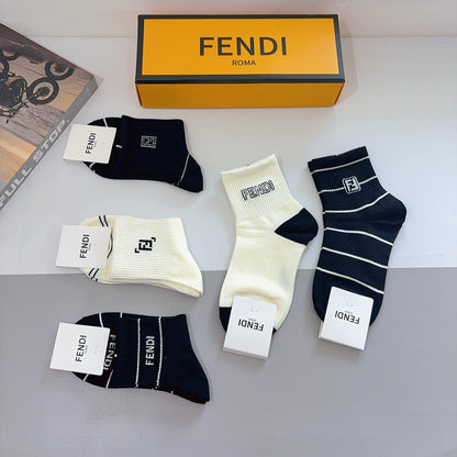 5-Pair Comfort Socks Set (1 BOX)-91