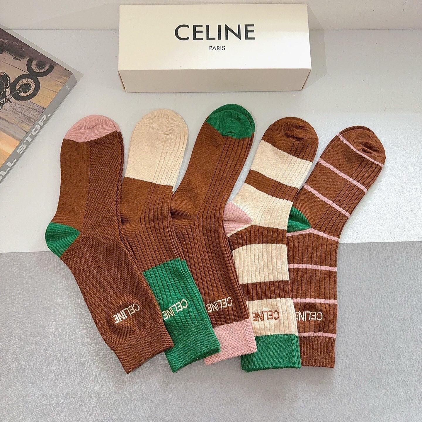 5-Pair Comfort Socks Set (1 BOX)-100