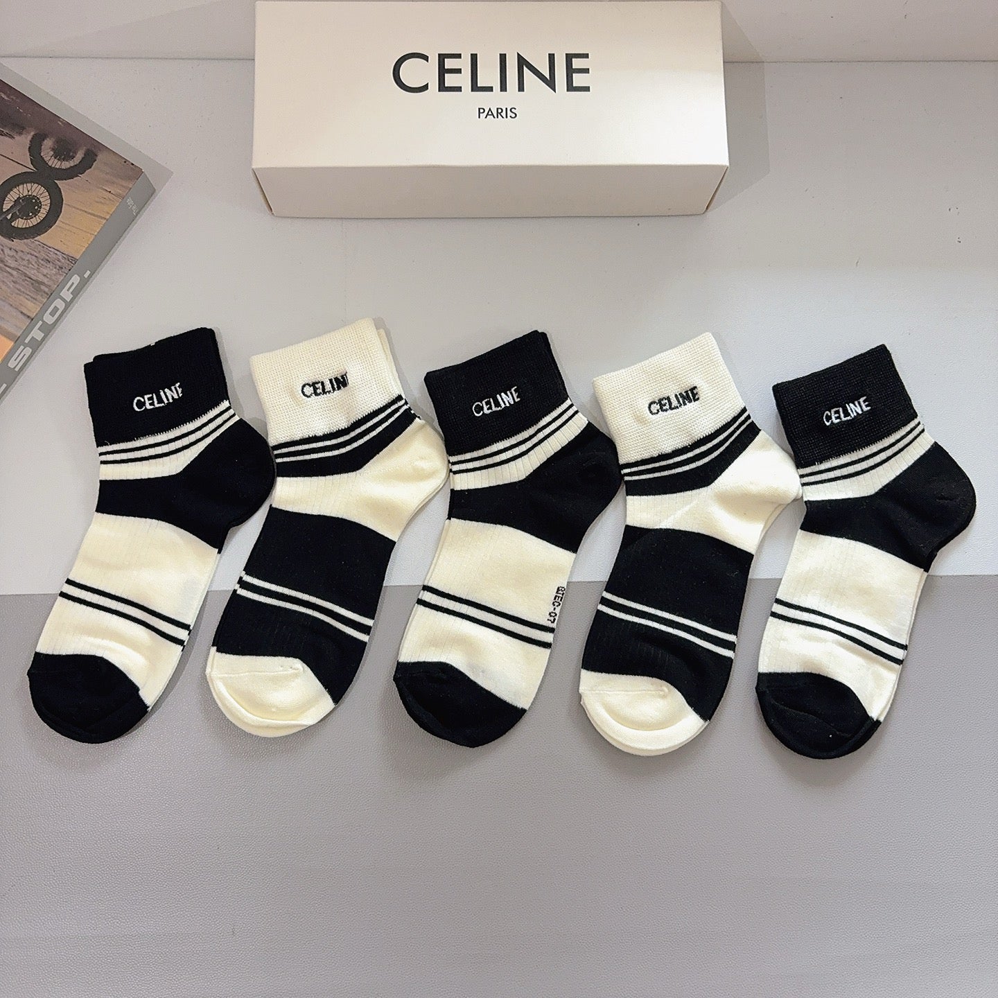 5-Pair Comfort Socks Set (1 BOX)-105