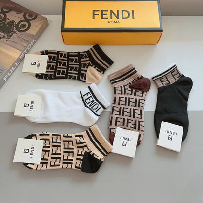 5-Pair Comfort Socks Set (1 BOX)-109