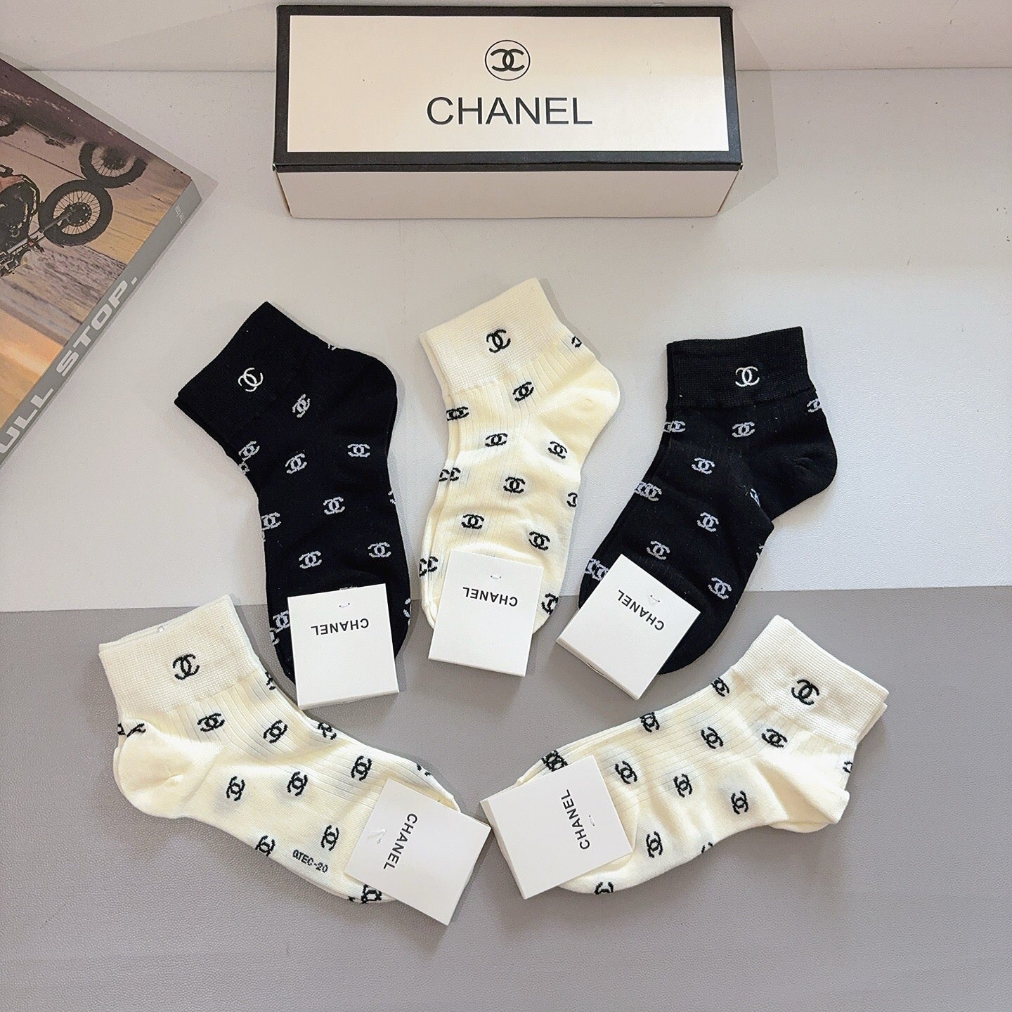 5-Pair Comfort Socks Set (1 BOX)-111
