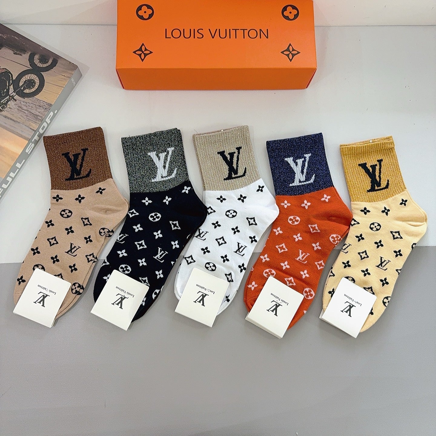5-Pair Comfort Socks Set (1 BOX)-115