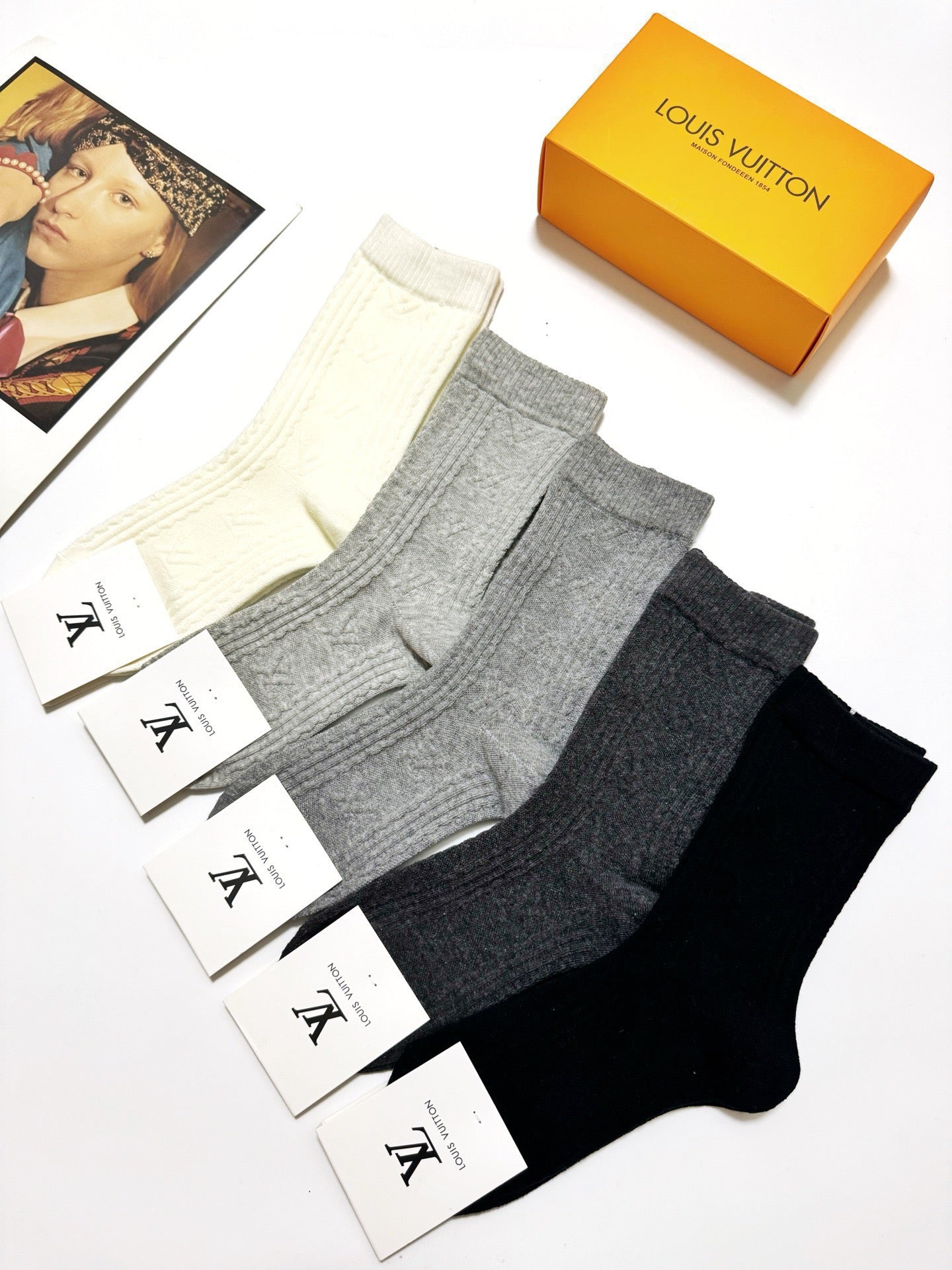 5-Pair Comfort Socks Set (1 BOX)-120