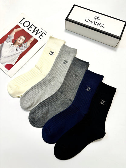 5-Pair Comfort Socks Set (1 BOX)-122