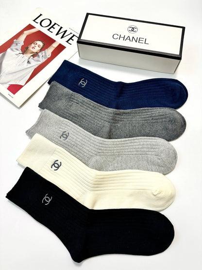 5-Pair Comfort Socks Set (1 BOX)-122