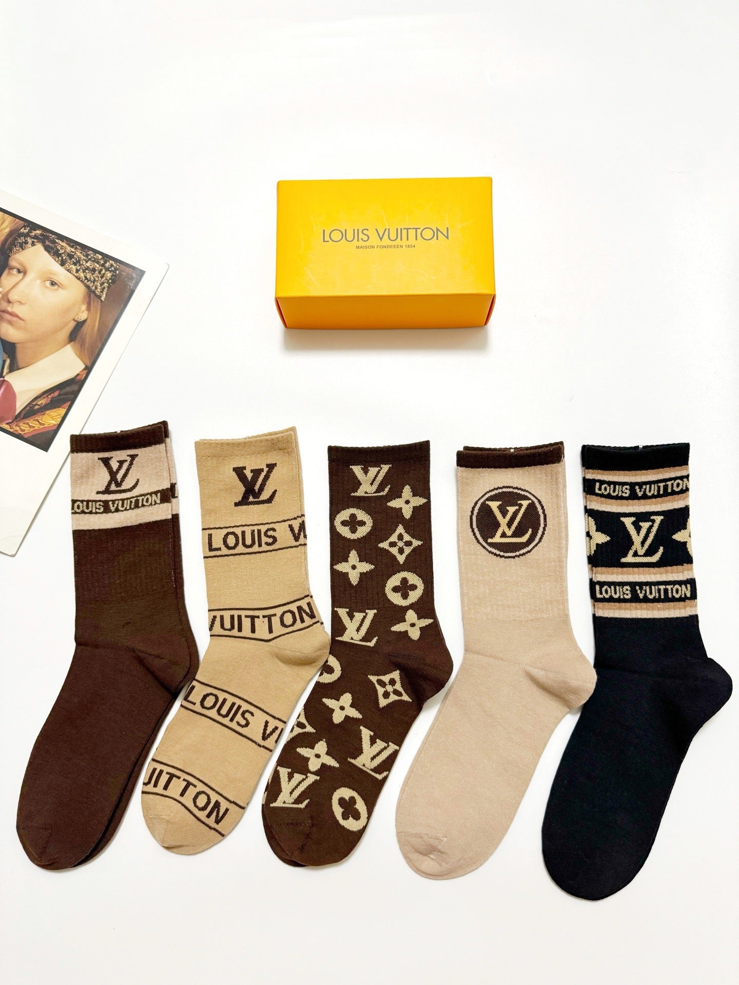 5-Pair Comfort Socks Set (1 BOX)-126