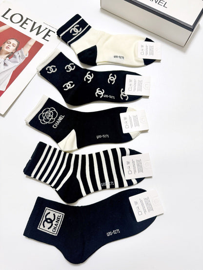 5-Pair Comfort Socks Set (1 BOX)-127