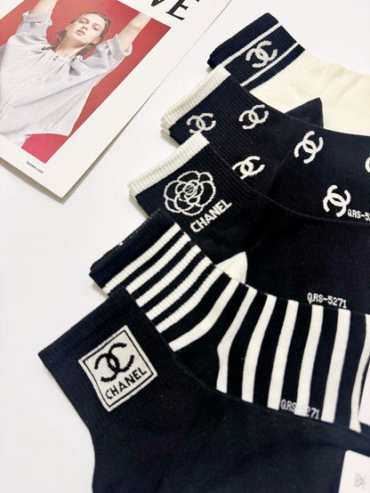 5-Pair Comfort Socks Set (1 BOX)-127