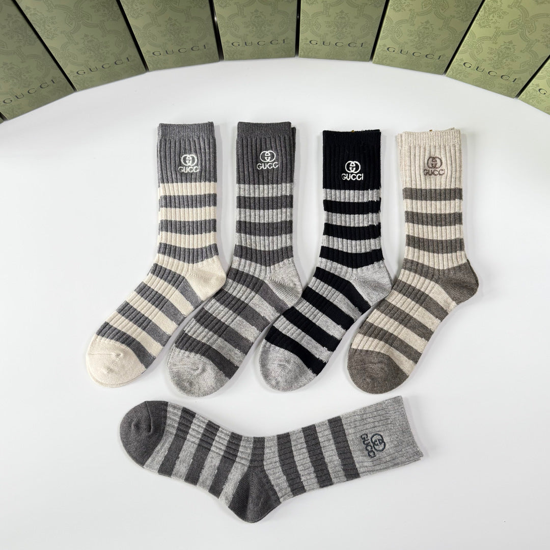 5-Pair Comfort Socks Set (1 BOX)-139