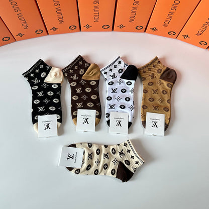 5-Pair Comfort Socks Set (1 BOX)-142