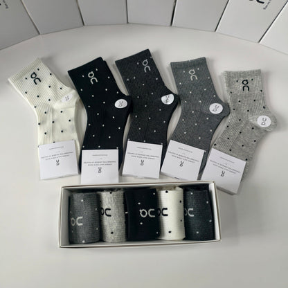 5-Pair Comfort Socks Set (1 BOX)-154