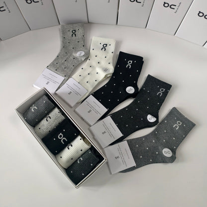5-Pair Comfort Socks Set (1 BOX)-154