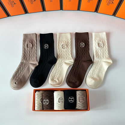 5-Pair Comfort Socks Set (1 BOX)-155