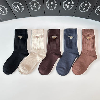 5-Pair Comfort Socks Set (1 BOX)-156