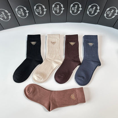 5-Pair Comfort Socks Set (1 BOX)-156