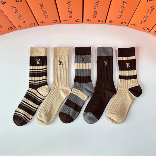 5-Pair Comfort Socks Set (1 BOX)-157
