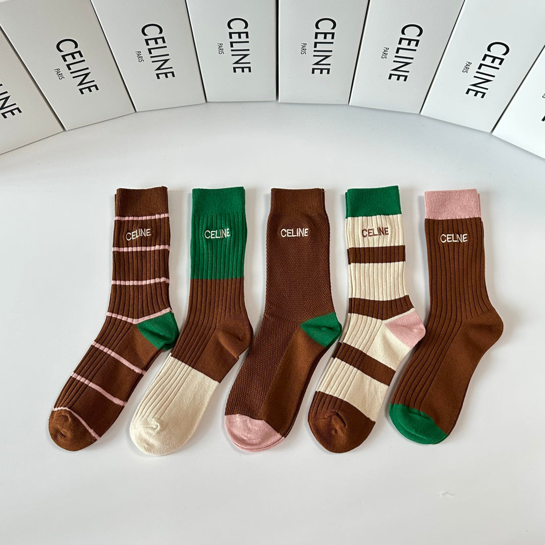 5-Pair Comfort Socks Set (1 BOX)-158