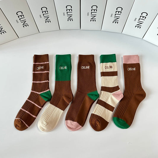 5-Pair Comfort Socks Set (1 BOX)-158