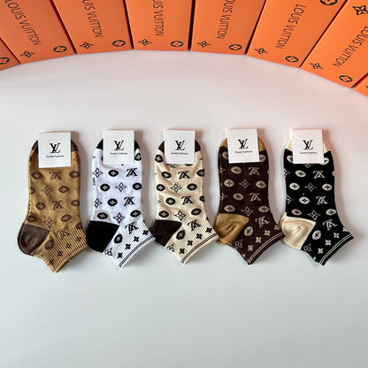 5-Pair Comfort Socks Set (1 BOX)-184