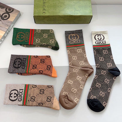 5-Pair Comfort Socks Set (1 BOX)-198